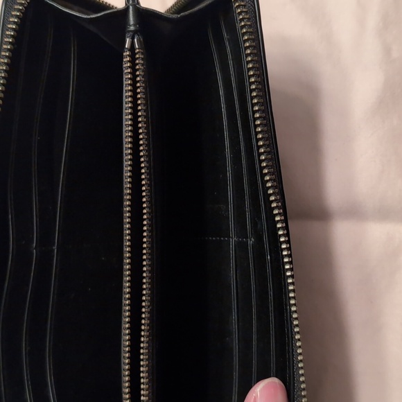 Coach Leather Rivet Accordian Wallet - Picture 3 of 7